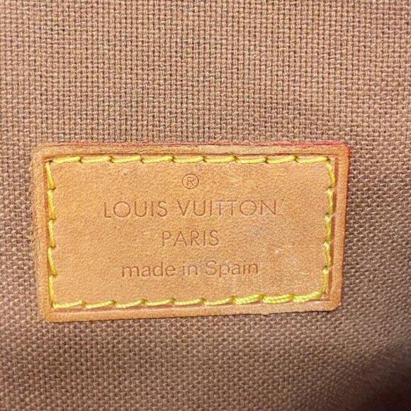 Authentic Louis Vuitton Monogram Gange Pochette Crossbody Bag Bum Shoulder Bag - Picture 10 of 14